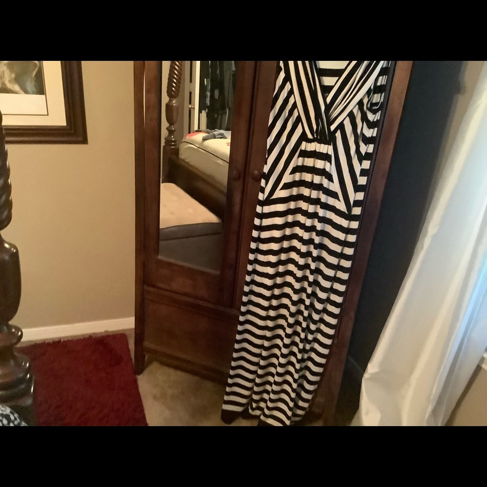 Extremely long maxi dress